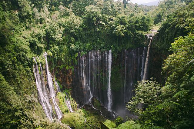 waterfalls in Indonesia